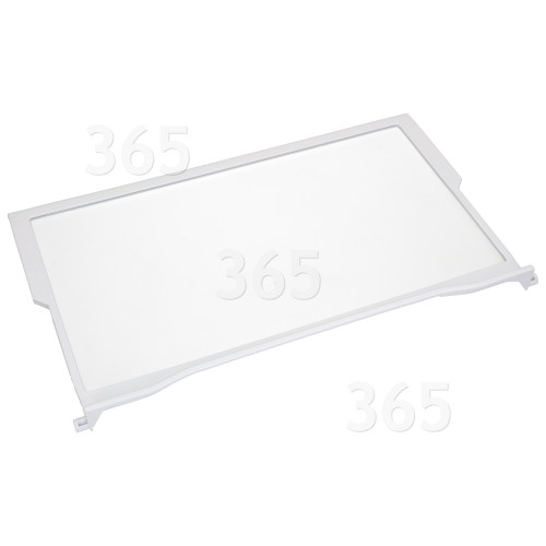 Whirlpool Fridge Upper Glass Shelf : 475x288mm Max. Inc. Trims