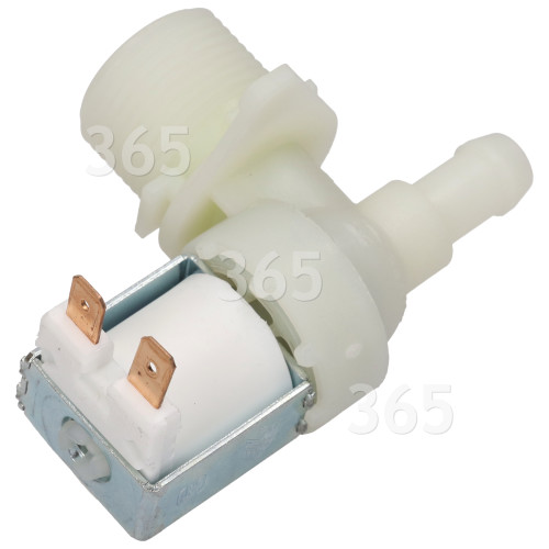 Whirlpool Cold Water Single Solenoid Inlet Valve : 90Deg. With 12 Bore Outlet