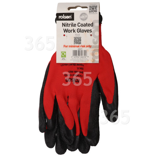 Rolson Latex Coated Work Gloves (Large)