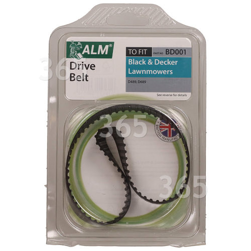 Black & Decker Drive Belt : T/F Black & Decker Models: Cylinder Mowers D489 And D689