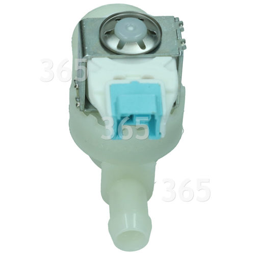 Merloni (Indesit Group) Cold Water Single Inlet Solenoid Valve : 180Deg, With Protected (push) Connector