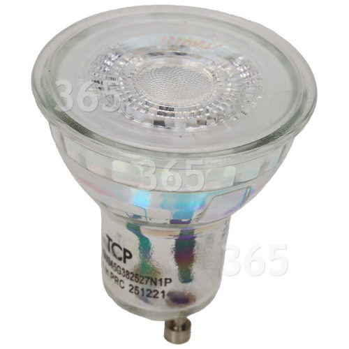 Ampoule Non-Réglable Led GU10 5,1W (Blanc Chaud) Équivalent 50W TCP