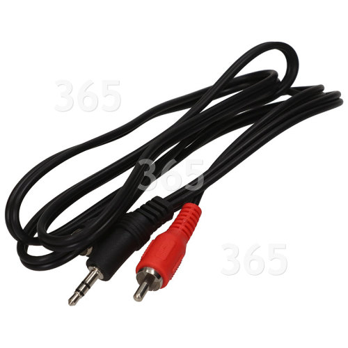 3.5mm Stereo Jack Plug To 2 Phono Plugs