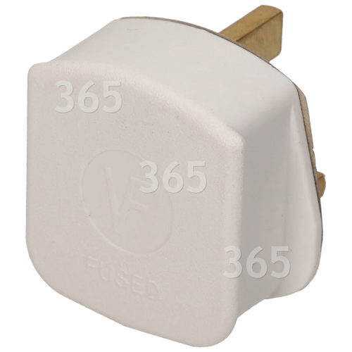 Wellco 13A 3 Pin White Rubber Plug