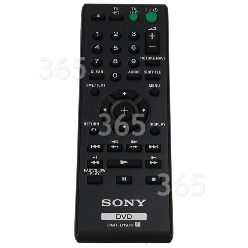 Mando A Distancia DVD RMT-D197P Sony