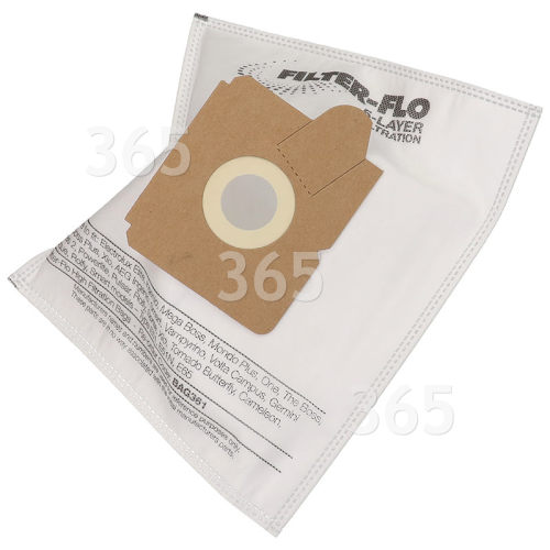 Bolsa De Aspiración Sintética Filtro-Flo E51 / E51N / E65 (Pack De 5) BAG361 Lidl