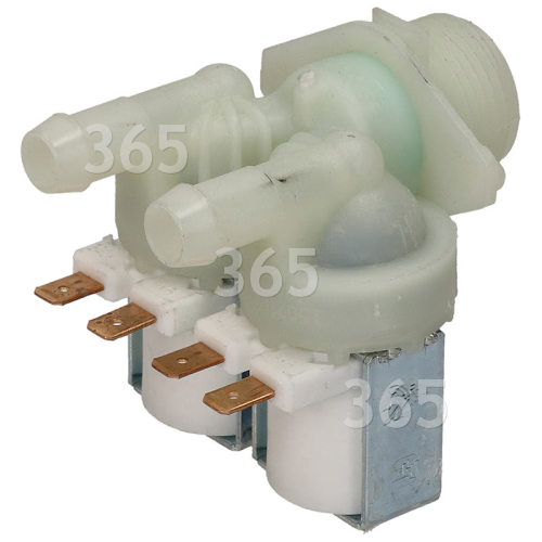 Cold Water Double Solenoid Inlet Valve : 180Deg. 12 Bore Outlets