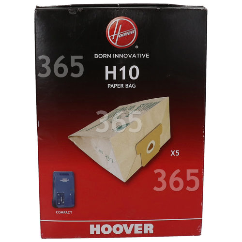 Hoover H10 Dust Bag (Pack Of 5)