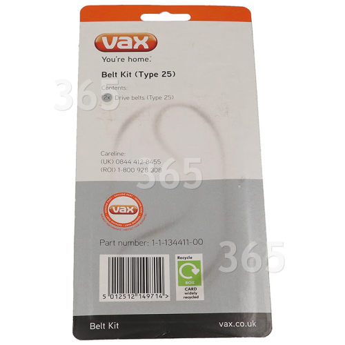 Vax Belt Kit (Type 25) - Pack Of 2