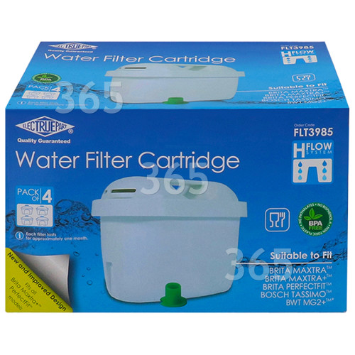 Cartuccia Filtro Dell'acqua Del Frigorifero - Compatibile Con Brita Maxtra  - Confezione Da 4