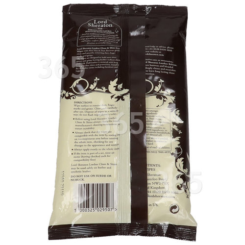 Lingettes Eco De Nettoyage Et De Brillance Pour Le Cuir ( Paquet De 24 ) Lord Sheraton