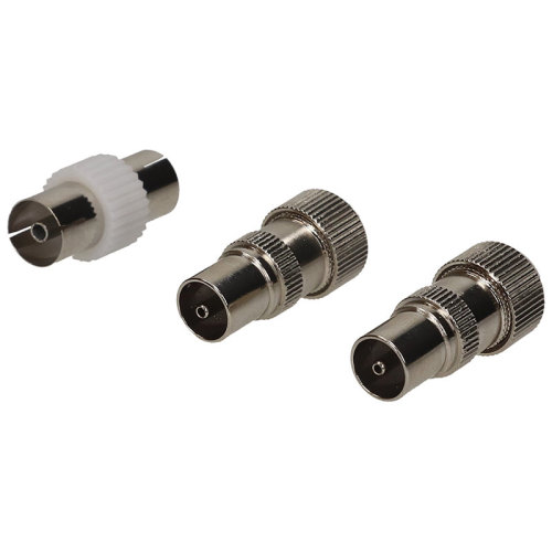 Wellco Koaxialstecker & Buchsen Set