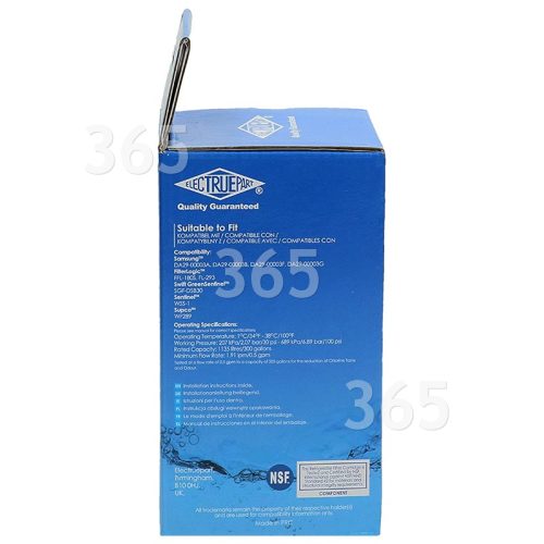 Internal Water Filter Cartridge : Compatible With HAFIN2/EXP, DA29-00003G, DA97-06317A, RS21JLBG, TS48WLUS, WF008K