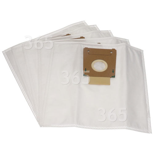 Sac Synthétiques Aspirateur Filtre-Flo (Lot De 5) BAG262 - TYPE D/E/F/G/H - Profilo