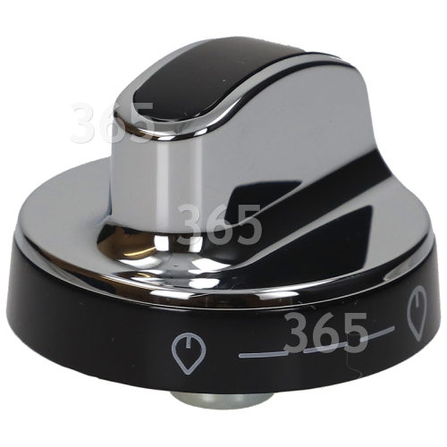 5-tlg. Gasherd Knöpfe Set | Ersatz-Drehschalter Für Kochfelder In Schwarz