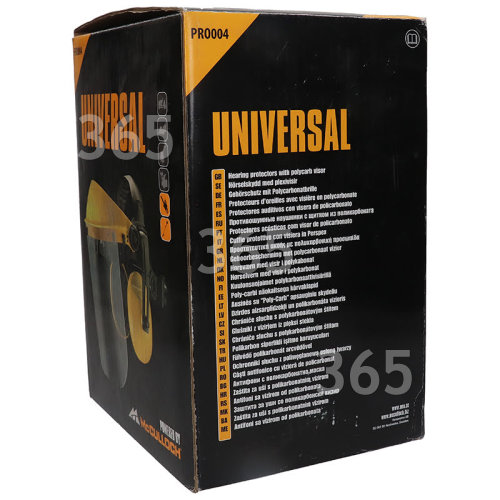 Casque antibruit universel, Protections