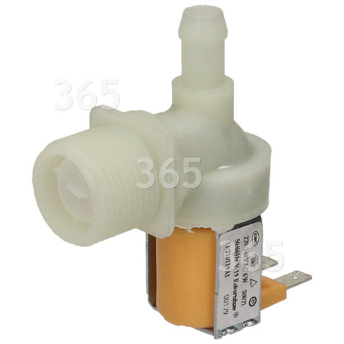 Hoover Cold Water Single Solenoid Inlet Valve : 90Deg. With12 Bore Outlet