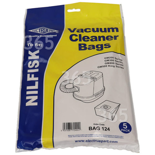 Sacs Aspirateur Gm (Paquet De 5) - BAG124 -