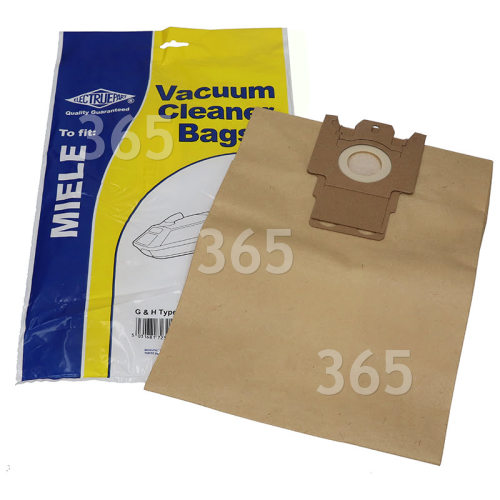 Ecoline High Quality Compatible Replacement G & H Dust Bag (Pack Of 5) - BAG125