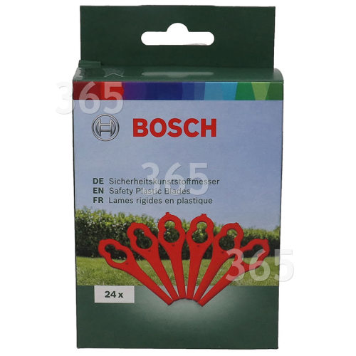 Bosch Qualcast Atco Suffolk Grass Trimmer Safety Plastic Blades (Pack Of 24) : ART26LI ART26ACCUTRIM ART26EASYTRIM