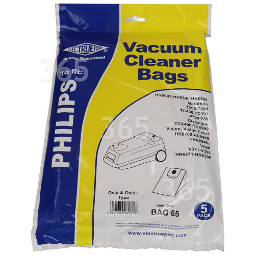 Sacs Aspirateur (Paquet De 5) - BAG65 Phonemate