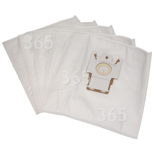 Sacs Synthétiques D'aspirateur - Filtre-flo F/J/M (Paquet De 5 Avec 2 Filtres À Couper À La Taille) - BAG230 - Pièce Compatible De Haute Qualité