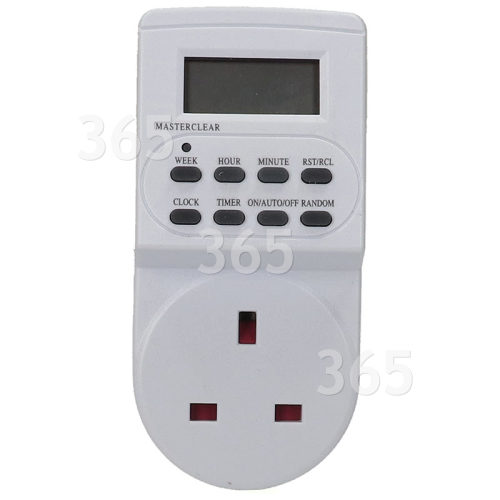 Wellco 24 Hour & 7 Day Plug-in Digital Timer - UK Plug