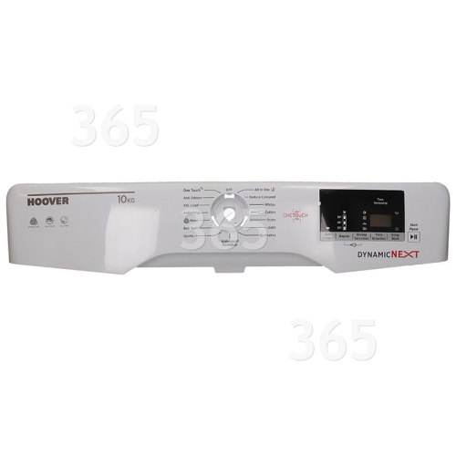 Hoover Control Panel Fascia Assembly - White