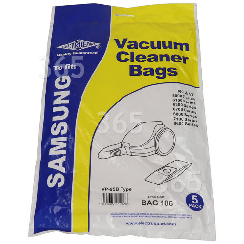 Samsung VP95B Staubsaugerbeutel (5er Packung) - BAG186