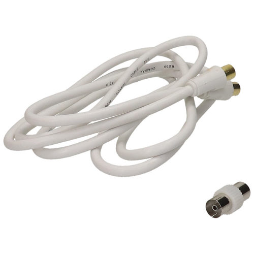 Koaxialkabel - Stecker An Stecker & Adapter - 2m