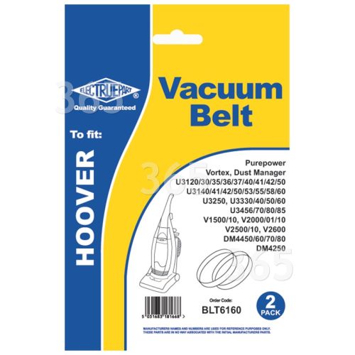 Samsung V17 Vacuum Cleaner Agitator Belt (Pack Of 2)