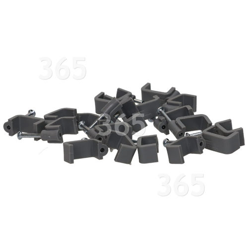 Wellco Pack Of 100 6mm Twin & Earth Cable Clips