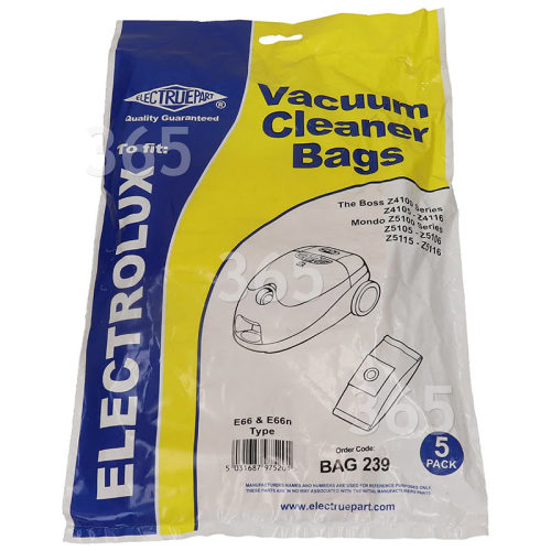 Sanyo E66 Dust Bag (Pack Of 5) - BAG239