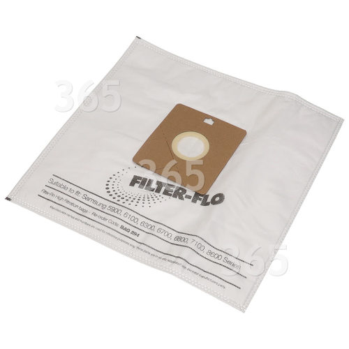 AFK VC Filter-Flo Synthetische Staubsaugerbeutel (5er-Packung) - BAG284