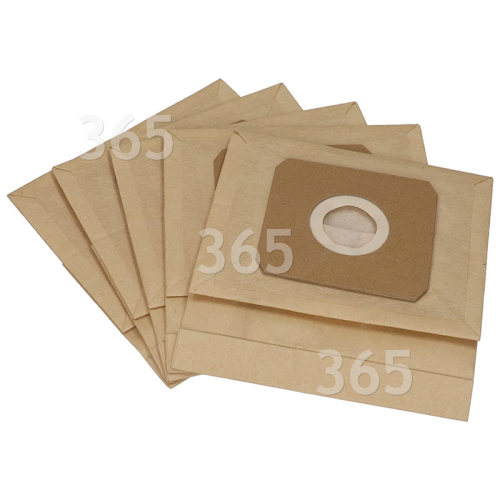 White & Brown E62 & U62 Staubsaugerbeutel (5er Packung)