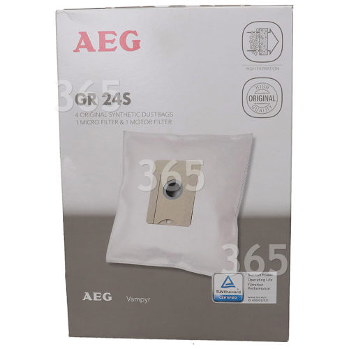 Electrolux Group Grobe 24 & GR24S Papierbeutel (4er Pack)