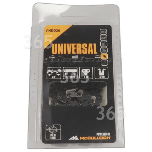 Universal Powered By McCulloch CHO026 16 Zoll (40cm) 55 Treibglieder Motorsägenkette