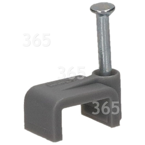 Wellco Pack Of 20 2.5mm Twin & Earth Cable Clips - Grey