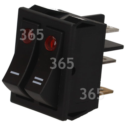 Interrupteur Lumineux Double De Radiateur Delonghi