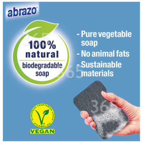 Biodegradable Oven Cleaner Sponges - Pack Of 2 Abrazo