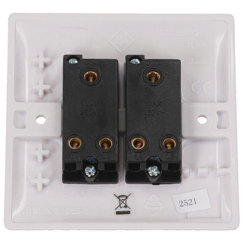 Wellco Slimline 2-wege Doppellichtschalter | 365 Ersatzteile