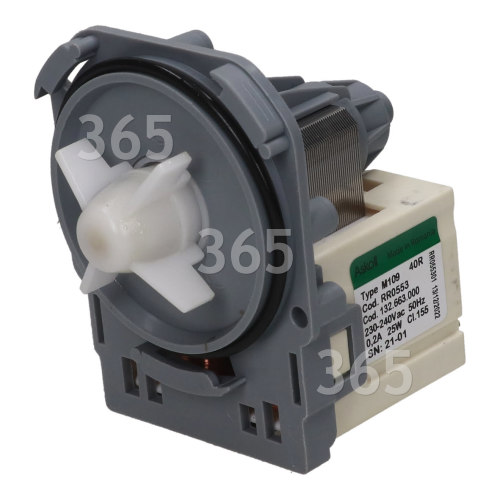 AEG Drain Pump (flat Top Twist On) : Askoll M109 / M113 / EWF1230 Universal