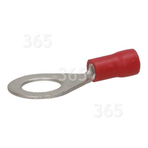 8mm Kabelschuh (Ring) - Rot - 100er Packung