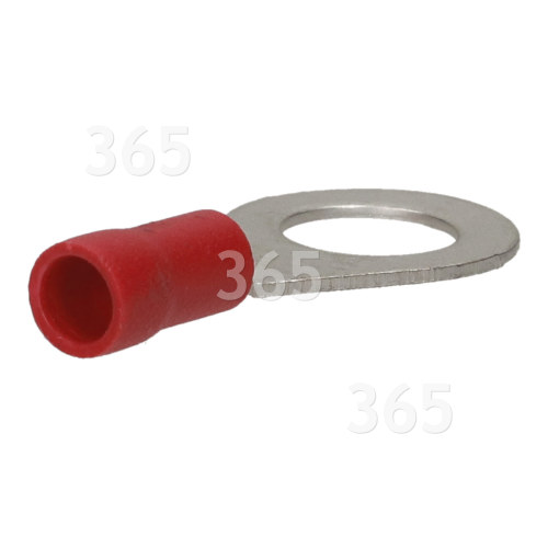 8mm Kabelschuh (Ring) - Rot - 100er Packung