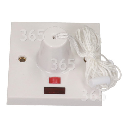 Wellco 45A Double Pole Ceiling Switch With Neon Indicator