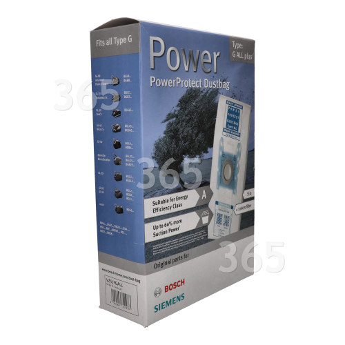 Kit Sacs Aspirateur Et Filtre Powerprotect Type G All Plus Bosch Neff Siemens