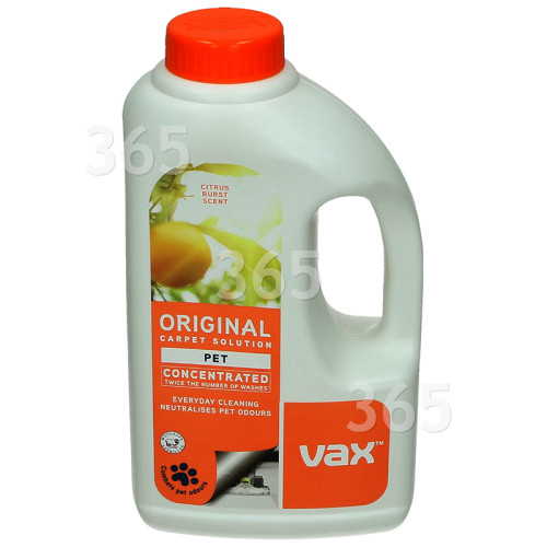 Vax Original Pet Carpet Washing Solution - 1L