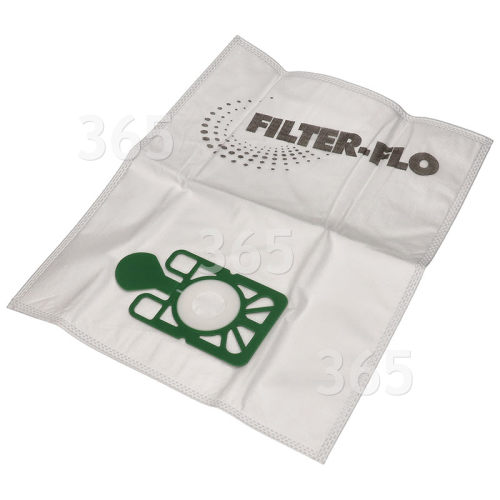 Filter-Flo HET200-A2 NVM-1CH Filter-Flo Synthetische Staubsaugerbeutel (5er Packung)