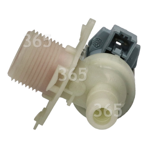 Whirlpool Hot Water Single Inlet Solenoid Valve : 90deg. With Protected (push) Connector Tag Pins