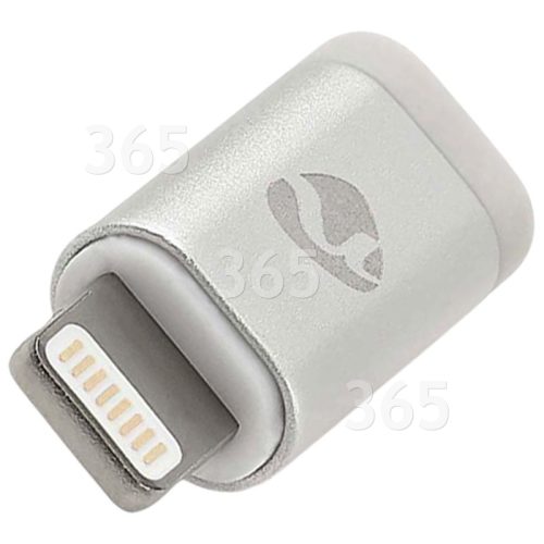 Adaptador De Carga Y Sincronización Micro-B Lightning Macho A USB 2.0 De 8 Pines iPad Nedis